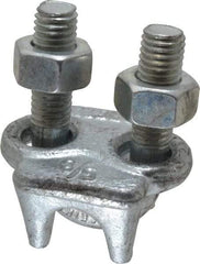 Value Collection - 5/8" Wire Rope U-Bolt Clip - Forged Carbon Steel, Galvanized - Eagle Tool & Supply