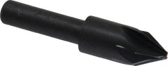 Keo - 3/8" Head Diam, 1/4" Shank Diam, 6 Flute 60° High Speed Steel Countersink - Eagle Tool & Supply