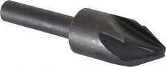 Keo - 1/2" Head Diam, 1/4" Shank Diam, 6 Flute 60° High Speed Steel Countersink - Eagle Tool & Supply