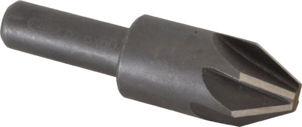 Keo - 5/8" Head Diam, 3/8" Shank Diam, 6 Flute 60° High Speed Steel Countersink - Eagle Tool & Supply