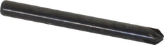 Keo - 1/8" Head Diam, 1/8" Shank Diam, 6 Flute 82° High Speed Steel Countersink - Eagle Tool & Supply