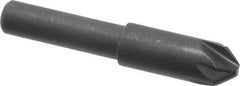 Keo - 5/16" Head Diam, 1/4" Shank Diam, 6 Flute 82° High Speed Steel Countersink - Eagle Tool & Supply