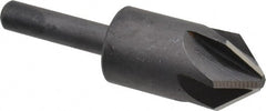 Keo - 5/8" Head Diam, 1/4" Shank Diam, 6 Flute 82° High Speed Steel Countersink - Eagle Tool & Supply