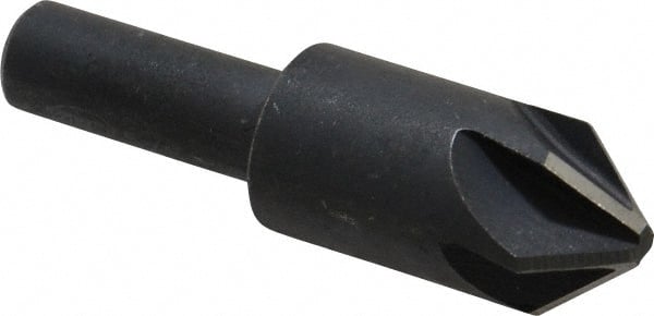 Keo - 5/8" Head Diam, 3/8" Shank Diam, 6 Flute 82° High Speed Steel Countersink - Eagle Tool & Supply