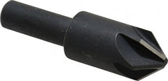 Keo - 5/8" Head Diam, 3/8" Shank Diam, 6 Flute 82° High Speed Steel Countersink - Eagle Tool & Supply