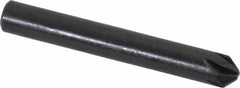 Keo - 3/16" Head Diam, 3/16" Shank Diam, 6 Flute 90° High Speed Steel Countersink - Eagle Tool & Supply