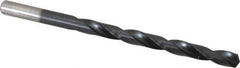 Chicago-Latrobe - Letter D 135° High Speed Steel Jobber Drill - TiAlN Finish, Right Hand Cut, Spiral Flute, Straight Shank, 4" OAL, Split Point - Eagle Tool & Supply