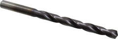 Chicago-Latrobe - Letter O 135° High Speed Steel Jobber Drill - TiAlN Finish, Right Hand Cut, Spiral Flute, Straight Shank, 4-1/2" OAL, Split Point - Eagle Tool & Supply