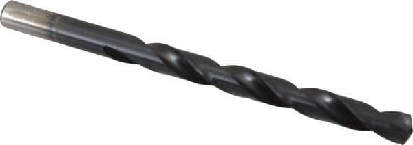 Chicago-Latrobe - Letter P 135° High Speed Steel Jobber Drill - TiAlN Finish, Right Hand Cut, Spiral Flute, Straight Shank, 4-5/8" OAL, Split Point - Eagle Tool & Supply