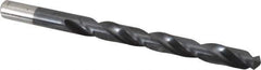Chicago-Latrobe - Letter Q 135° High Speed Steel Jobber Drill - TiAlN Finish, Right Hand Cut, Spiral Flute, Straight Shank, 4-3/4" OAL, Split Point - Eagle Tool & Supply