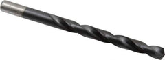 Chicago-Latrobe - Letter S 135° High Speed Steel Jobber Drill - TiAlN Finish, Right Hand Cut, Spiral Flute, Straight Shank, 4-7/8" OAL, Split Point - Eagle Tool & Supply