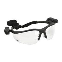 3M - +2.5, Clear Lenses, Anti-Fog, Framed Magnifying Safety Glasses - UV Protection, Adjustable Temples, Gray Plastic Frame, ANSI Z87.1-2010 - Eagle Tool & Supply