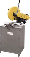 Kalamazoo - 14" Blade Diam, 1" Arbor Hole, Miter Chop & Cutoff Saw - 1,300 RPM, 5 hp, 220/440 Volts, 3 Phase - Eagle Tool & Supply