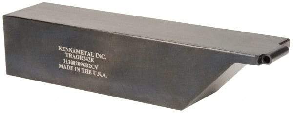 Kennametal - TRAO, Right Hand Cut, 1-1/2" Shank Height x 1-1/2" Shank Width, Neutral Rake Indexable Turning Toolholder - 7" OAL, RC..23 Insert Compatibility, Series K-Lock - Eagle Tool & Supply