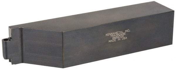 Kennametal - TRAO, Right Hand Cut, 1-1/2" Shank Height x 1-1/2" Shank Width, Neutral Rake Indexable Turning Toolholder - 7" OAL, RC..35 Insert Compatibility, Series K-Lock - Eagle Tool & Supply