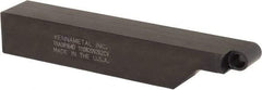 Kennametal - TRAO, Right Hand Cut, 1" Shank Height x 1" Shank Width, Neutral Rake Indexable Turning Toolholder - 6" OAL, RC..46 Insert Compatibility, Series K-Lock - Eagle Tool & Supply