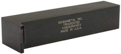 Kennametal - TRHO, Right Hand Cut, 1-1/4" Shank Height x 1-1/4" Shank Width, Neutral Rake Indexable Turning Toolholder - 6" OAL, RC..152 Insert Compatibility, Series K-Lock - Eagle Tool & Supply
