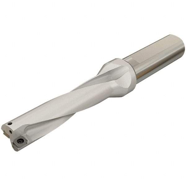 Iscar - 72mm Max Drill Depth, 4xD, 18mm Diam, Indexable Insert Drill - 2 Inserts, 25mm Shank Diam, Whistle Notch Shank - Eagle Tool & Supply