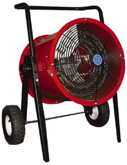 Marley - 102,360 Max BTU Rating, Portable Unit Heater - 36.3 Amps, 480 Volts, 21" Wide x 34" High - Eagle Tool & Supply