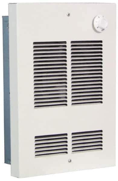 Marley - 240 Volt, 2,000, 1,500 Watt, 50 CFM, Shallow Recess Wall Heater - 9-1/4 Wide x 2-1/2 Deep x 12-1/2 High - Eagle Tool & Supply