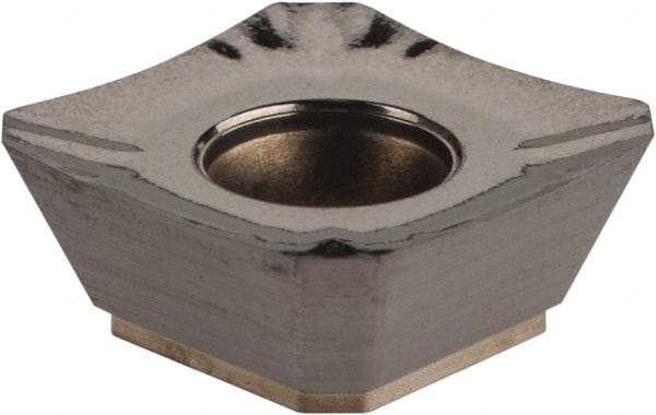 Seco - SEEX09T3 E04 Grade H15 Carbide Milling Insert - Uncoated, 0.156" Thick, 3/8" Inscribed Circle - Eagle Tool & Supply
