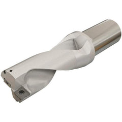 Iscar - 36mm Max Drill Depth, 2xD, 18mm Diam, Indexable Insert Drill - 2 Inserts, 25mm Shank Diam, Whistle Notch Shank - Eagle Tool & Supply