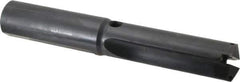 Allied Machine and Engineering - Series 2.5, 1-3/16 to 1-3/8" Diam, 1-1/4" Diam Straight Shank, Straight Flute Spade Drill - 3-3/8" Max Depth, 4-41/64" Body Length, 8" OAL, Short Length, Through Coolant - Eagle Tool & Supply