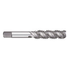 Titan USA - Spiral Flute Taps; Thread Size (Inch): #8-32 ; Chamfer: Semi-Bottoming ; Class of Fit: 2B/3B ; Thread Limit: H3 ; Number of Flutes: 3 ; Material: High Speed Steel - Exact Industrial Supply