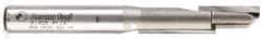 Amana Tool - 1/2" Diam, 1/2" Shank Diam, 2" Length of Cut, 2 Flute Straight Plunge Router Bit - 4-1/4" Overall Length, Carbide Tipped - Eagle Tool & Supply