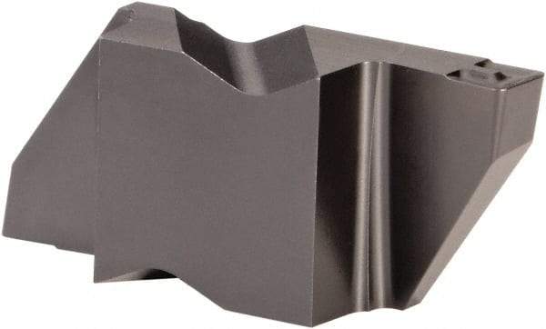Kennametal - 3062NG K Grade KC9320, 1.58mm Cutting Width Carbide Grooving Insert - 2.39mm Max Depth of Cut, Right Hand, 0.19mm Corner Radius, TiCN/Al2O3 Finish - Eagle Tool & Supply