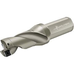 Walter - 92mm Max Drill Depth, 2xD, 46mm Diam, Indexable Insert Drill - 2 Inserts, 40mm Shank Diam, Flange Shank - Eagle Tool & Supply