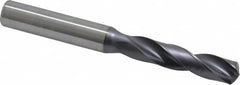 Kennametal - 8.8011mm 140° Spiral Flute Solid Carbide Screw Machine Drill Bit - Eagle Tool & Supply