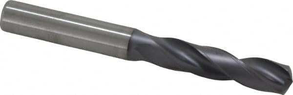 Kennametal - 9.6012mm 140° Spiral Flute Solid Carbide Screw Machine Drill Bit - Eagle Tool & Supply