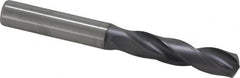 Kennametal - 9.6012mm 140° Spiral Flute Solid Carbide Screw Machine Drill Bit - Eagle Tool & Supply