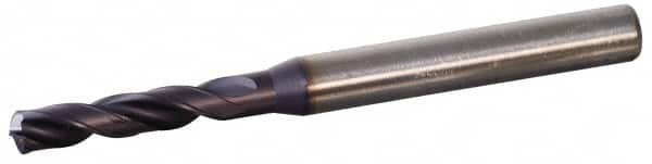 Kennametal - 0.3228" 140° Spiral Flute Solid Carbide Screw Machine Drill Bit - Eagle Tool & Supply