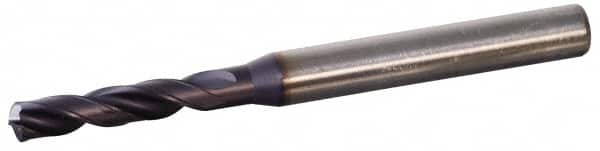 Kennametal - 0.3465" 140° Spiral Flute Solid Carbide Screw Machine Drill Bit - Eagle Tool & Supply