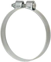 Made in USA - 6.17" ID, Steel Zinc Plated BCE Band Style Clamp - 0.12" Thick, 6" Hose - Eagle Tool & Supply