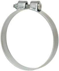 Made in USA - 6.17" ID, Steel Zinc Plated BCE Band Style Clamp - 0.12" Thick, 6" Hose - Eagle Tool & Supply