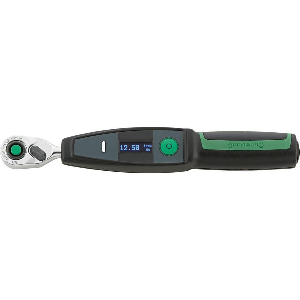 Torque Wrenches; Wrench Type: Digital Torque Wrench; Drive Type: Square Drive; Torque Measurement Type: Foot Pound; Inch Pound; Nm; Minimum Torque (Ft/Lb): 0.70; Maximum Torque (Ft/Lb): 15.00; Overall Length (Decimal Inch): 8.3000; Head Type: Reversible R