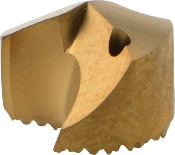 Seco - Series SD100, 10.32mm Diam 140° Replaceable Drill Tip - Carbide, TiAlN Finish, Through Coolant - Eagle Tool & Supply