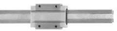 Igus - 1,000mm OAL x 15mm Overall Width x Self Lubricated Linear Guide Systems - 40mm Between Holes - Eagle Tool & Supply