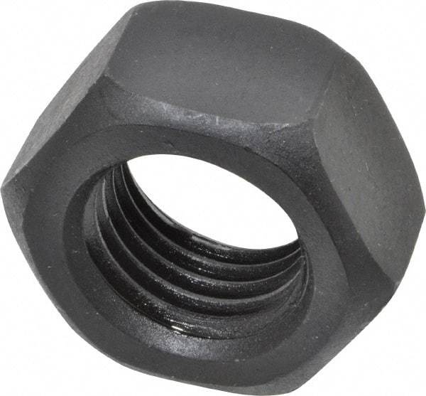 Value Collection - M30x3.50 Steel Right Hand Hex Nut - 46mm Across Flats, 24mm High, Uncoated - Eagle Tool & Supply