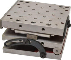 Suburban Tool - 6" Long x 6" Wide x 3-1/8" High, Compound Precision Steel Sine Plate - Square to within 0.0002", 0.0002 (C1), 0.0002 (C2)" Tolerance, 1/4-20 Hole - Eagle Tool & Supply