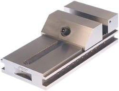 Suburban Tool - 4" Jaw Width, 7" Jaw Opening Capacity, 1-7/16" Jaw Height, Toolmaker's Vise - Flat Jaw, 0.0003" Parallelism, 0.0003" Squareness, 11" OAL x 4" OAW x 3" OAH - Eagle Tool & Supply