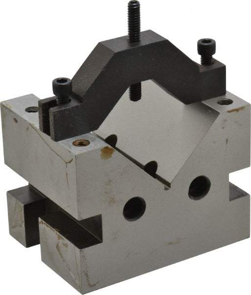 Suburban Tool - 2-7/8" Max Capacity, 90° Angle, Hardened Steel V-Block - 4" Long x 3" Wide x 3" High, Sold as Individual - Eagle Tool & Supply