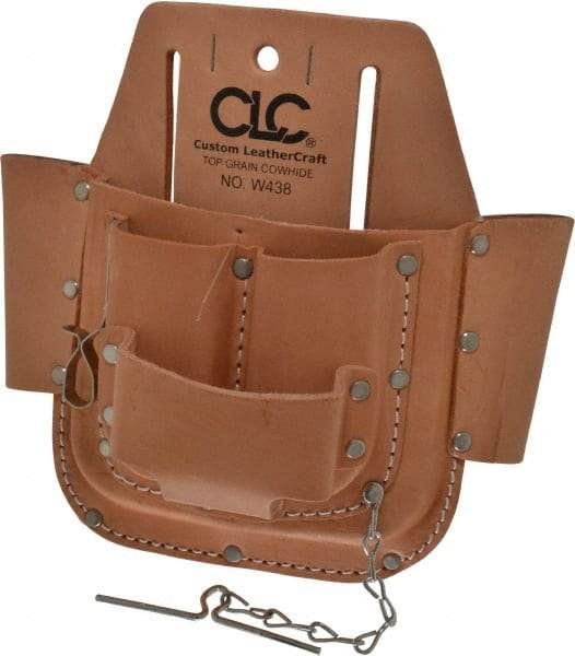 CLC - 6 Pocket General Purpose Holster - Leather, Natural - Eagle Tool & Supply