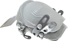 CLC - Size Universal, Button Straps, Hard Protective Cap, Knee Pad - Foam Padding, Gray, Rubber Straps, Rubber & Plastic Cover - Eagle Tool & Supply