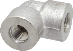 Value Collection - 1/4" Grade 304/304L Stainless Steel Pipe 90° Elbow - FNPT x FNPT End Connections, 3,000 psi - Eagle Tool & Supply