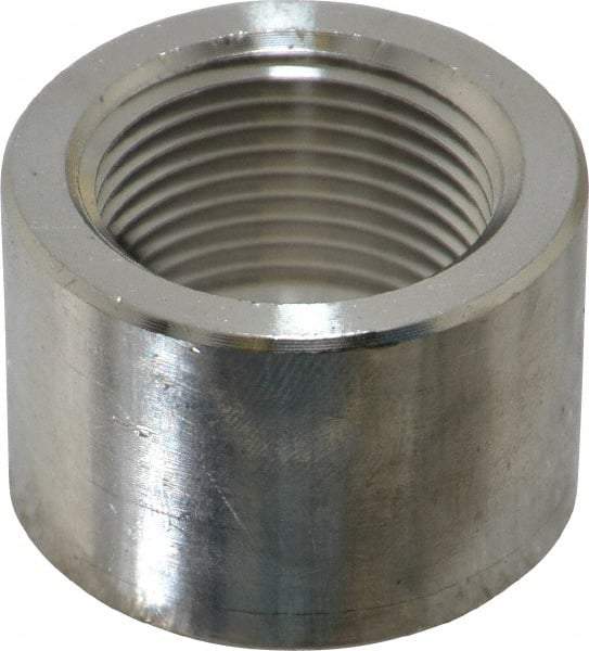 Merit Brass - 1" Grade 304/304L Stainless Steel Pipe Half Coupling - FNPT End Connections, 3,000 psi - Eagle Tool & Supply
