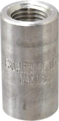 Merit Brass - 1/4 x 1/8" Grade 304/304L Stainless Steel Pipe Reducer Coupling - FNPT x FNPT End Connections, 3,000 psi - Eagle Tool & Supply